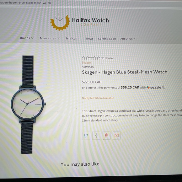 Skagen Hagen Quartz Diamond Accent
SKW2579 Women's Watch - Picture 4 of 4